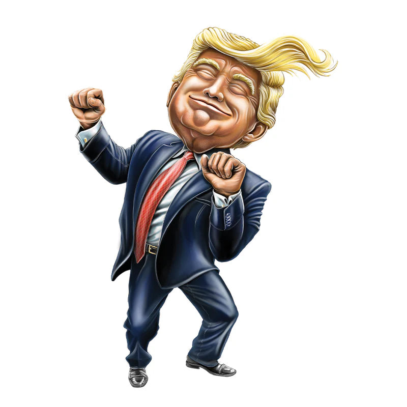 3" DANCING TRUMP STICKER