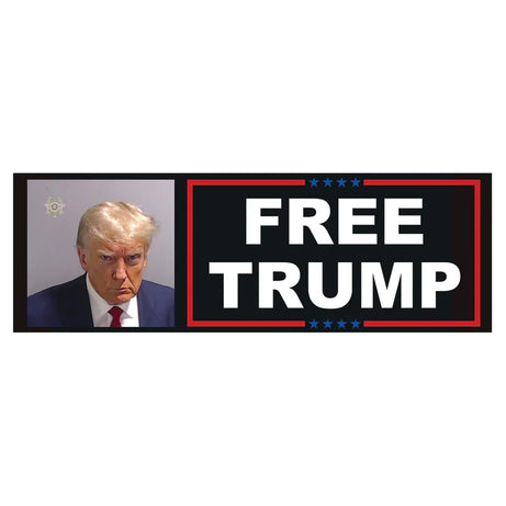 TRUMP MUGSHOT BUMPER STICKER
